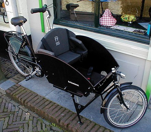 Bakfiets in Stockholm 