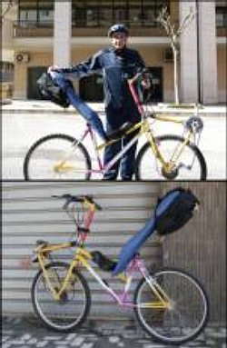 Michelangelos fresh painted bike 
